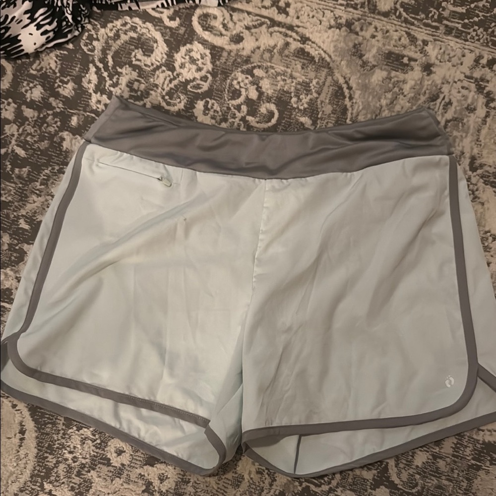Hang Ten Gray Athletic Shorts Lightweight Moisture-Wicking